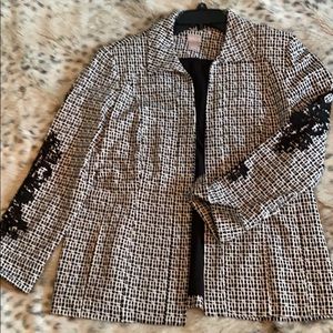 Black and white jacket